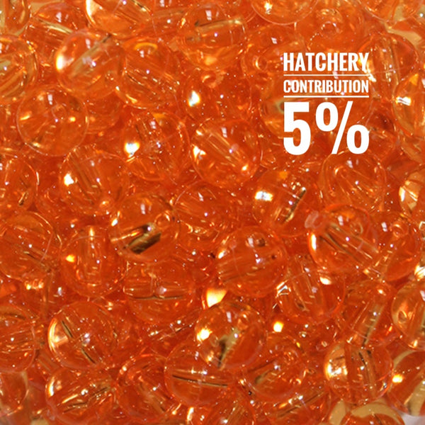 Troutbeads.com Natural Orange Trout Beads