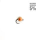 Size 8 Golden Nugget Egg Fly