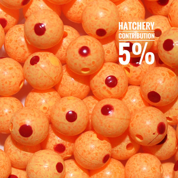 Troutbeads.com Oregon Cheese Blood Dot Eggs