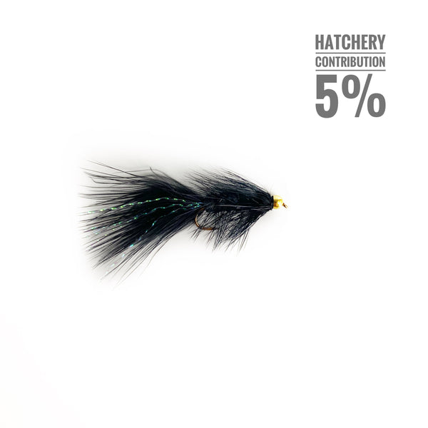 Black Bead Head Woolly Bugger
