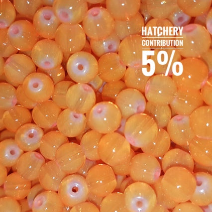 Creek Candy Atomic Peach Trout Beads