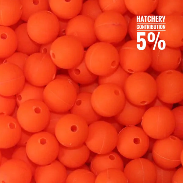 Troutbeads.com Fluorescent Orange Trout Beads
