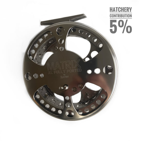 Raven Matrix Fully Ported Centerpin Reel